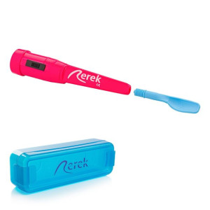 Wibrator logopedyczny REREK + 1 końcówka Spoon Tip - Różowy