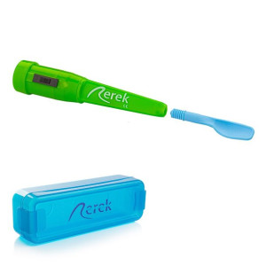 Wibrator logopedyczny REREK + 1 końcówka Spoon Tip - Zielony
