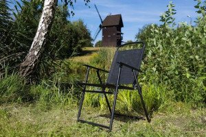 Krzesło Plażowe Turystyczne Składane Fotel Leżanka