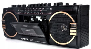 Radioodtwarzacz Ghettoblaster Kaseta USB Radio MP3