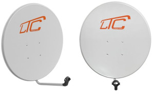 Nowa Antena Satelitarna Sat Ltc 80 Cm Biała Tanio