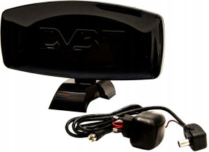 Antena Dvbt Tv Pokojowa Mocna + Wzmacniacz + Kabel