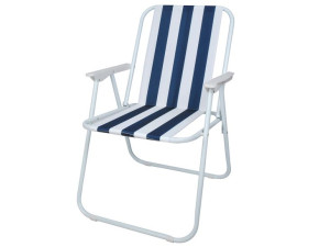 Krzesło Plażowe Turystyczne Składane Fotel Leżanka