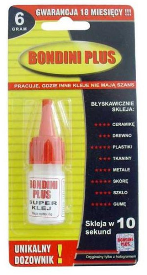 Klej Super BONDINI PLUS 6g