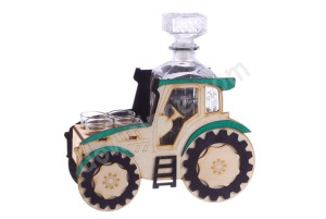 Karafka Traktor z kieliszkami na prezent 18 30 40 50 60 urodziny