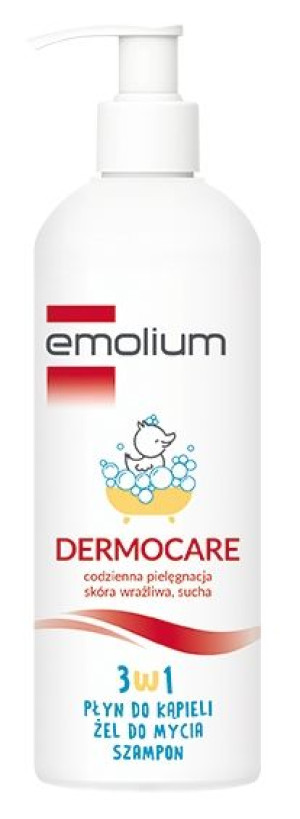 Emolium Dermocare 3w1 400ml Płyn Żel I Szampon