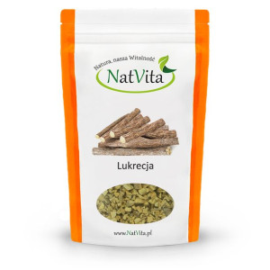 Lukrecja korzeń obrany pocięty 100g NatVita