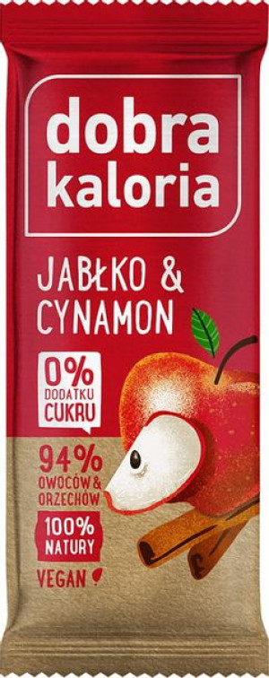 Baton owocowy jabłko & cynamon 35 g Dobra Kaloria