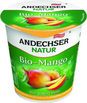 Jogurt z mango 3,7% BIO 150 g Andechser Natur