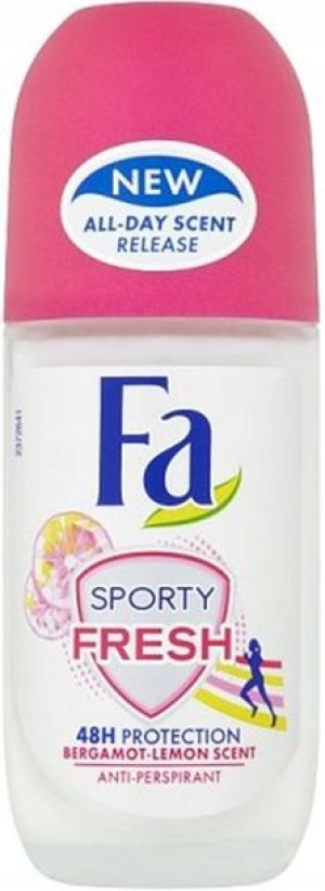 Fa Sport Double Power Sporty Fresh, dezodorant roll-on, 50ml
