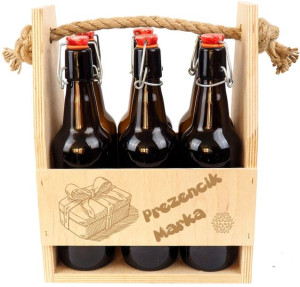 Skrzynka na piwo PREZENT ŚWIĄTECZNY NA ŚWIĘTA