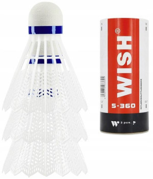 Lotki Do Badmintona Nylon S-360 Wish Zestaw 3szt