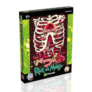 Puzzle 1000 Rick And Morty Anatomy Park
