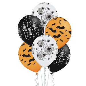 Balon Halloween 12" Mix 6szt