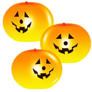 Balon Świecąca Dynia Na Halloween 3szt