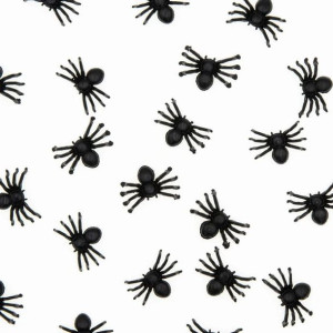 Konfetti Halloween 50szt Pająki Czarne