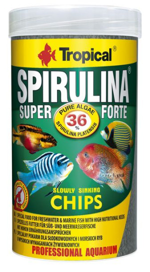Tropical Super Spirulina Forte Chips 250ml/130g