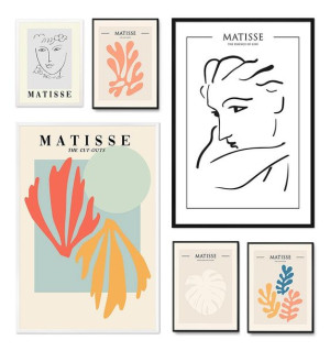 Obrazy Henri Matisse 6 szt.