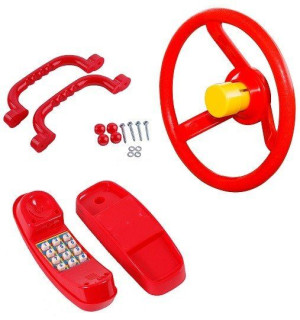 ZESTAW 3w1 KIEROWCA II - kierownica, telefon, rączki