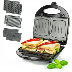 Toster grill gofrownica 3 w 1 sandwich opiekacz