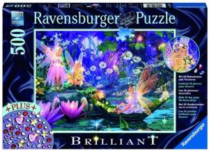 Puzzle 500 Diamentowe W Bajkowym Lesie