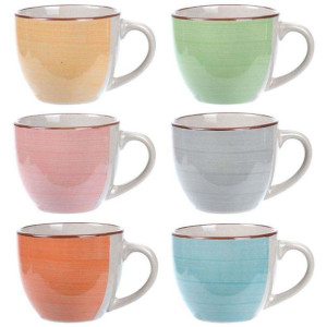 Filiżanka ceramiczna FILIŻANKI zestaw komplet filiżanek do kawy espresso 6x