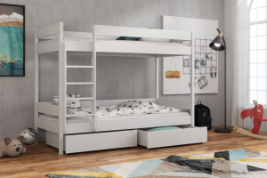 Łóżko piętrowe ZOSIA + materace gratis 180x80