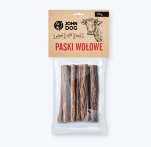 JohnDog Paski Wołowe 150g