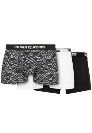 Bokserki Organic Boxer 3-Pack Tron/White/Black