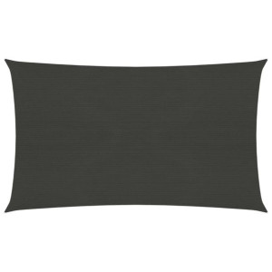 Żagiel przeciwsłoneczny, 160 g/m², antracytowy, 5x8 m, HDPE