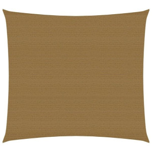 Żagiel przeciwsłoneczny, 160 g/m², taupe, 4,5x4,5 m, HDPE