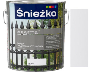 Śnieżka Emalia Chlorokauczuk Biała 9003 10l