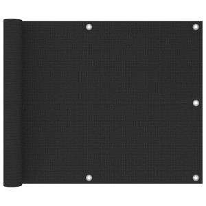 Parawan balkonowy, antracytowy, 75x300 cm, HDPE