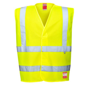 Kamizelka ostrzegawcza trudnopalna 2XL-3XL