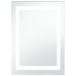 Ścienne lustro łazienkowe z LED i czujnikiem dotyku, 60x100 cm