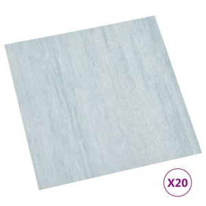 Samoprzylepne panele podłogowe, 20 szt., PVC, 1,86 m², zielone