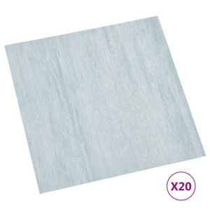 Samoprzylepne panele podłogowe, 20 szt., PVC, 1,86 m², zielone