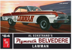 Model plastikowy - Samochód 1964 Plymouth Belvedere Lawman Super Stock - AM