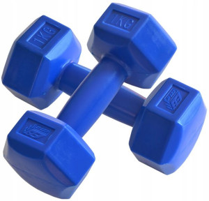Zestaw Hantli 2x1 Kg 2 Kg Hantle Hantelki Ciężarki