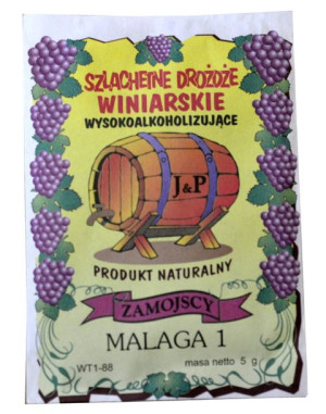 ZAMOJSCY drożdże winiarskie MALAGA1