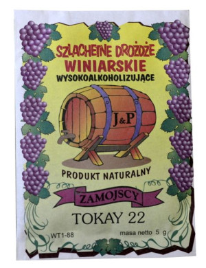 ZAMOJSCY drożdże winiarskie TOKAY 22