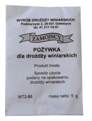 ZAMOJSCY POŻYWKA dla drożdży winiarskich