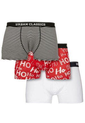 Bokserki Boxer Shorts 3-Pack Hohoho/Black/White