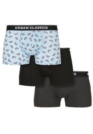 Bokserki Boxer Shorts 3-Pack Melon/Charcoal/Black