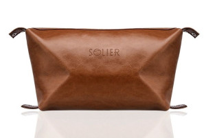 Elegancka skórzana kosmetyczka męska SOLIER PERTH