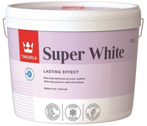 Tikkurila Super White Farba Biała 10l + 1l Gratis