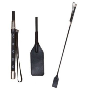 Szpicruta do SEX Chłosty Skórzana Końcówka 69cm