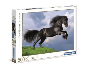 Puzzle 500 Hq Fresian Black Horse