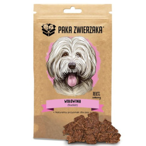 Paka Zwierzaka Chunkies Wołowina 100 % Przysmak Dla Psa 80 g