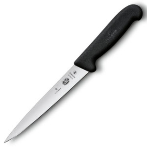 Victorinox nóż do filetowania, ostrze elastyczne, 18 cm, Fibrox, czarny